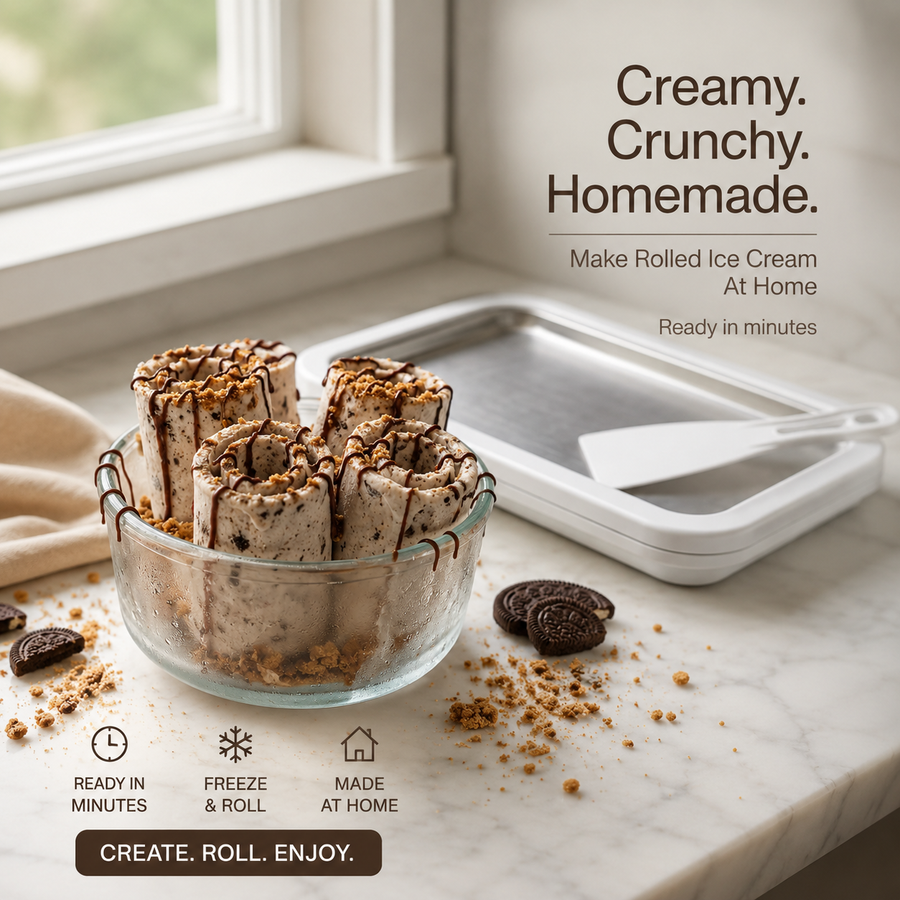 Kit para hacer helado enrollado en Casa